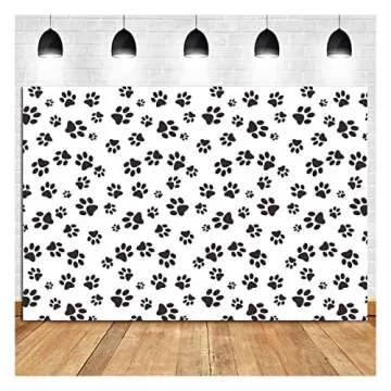 8X6FT Puppy Dog Photo Background for Kids Parties