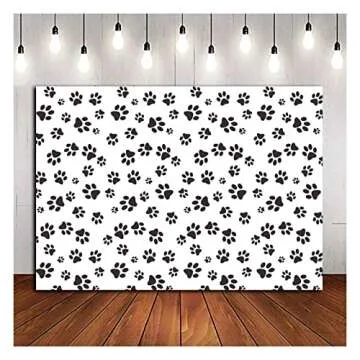 8X6FT Puppy Dog Photo Background for Kids Parties