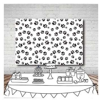 8X6FT Puppy Dog Photo Background for Kids Parties