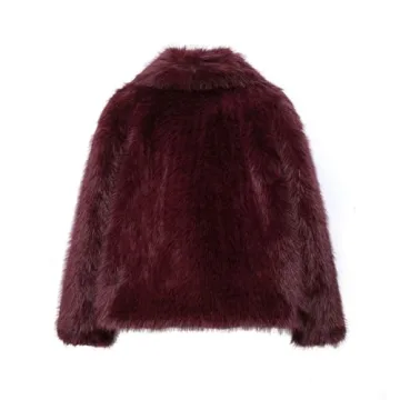 Luxurious Mtsebmves Women's Faux Fur Coat for Winter Style