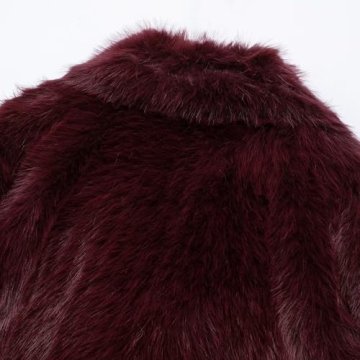 Luxurious Mtsebmves Women's Faux Fur Coat for Winter Style