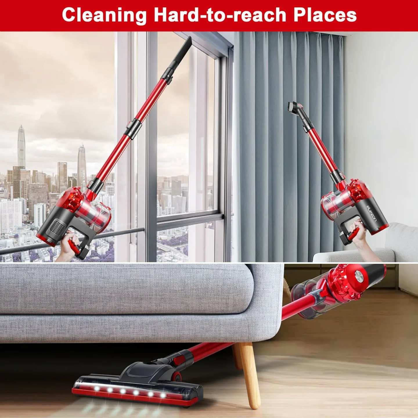 A200 Powerful Cordless Vacuum Cleaner with HEPA Filter