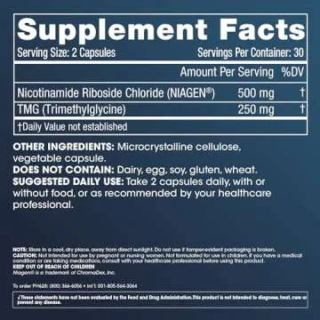 ProHealth Nicotinamide Riboside Pro 500 NAD Supplement for Energy