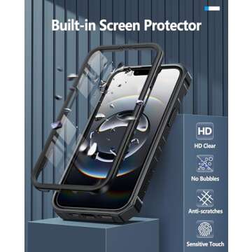 FNTCASE iPhone 16e - Rugged Case with Kickstand & Protection