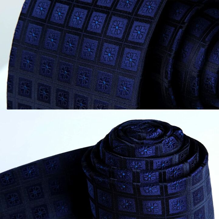 Men's Tie Set Collection - 3 Neckties & Pocket Square