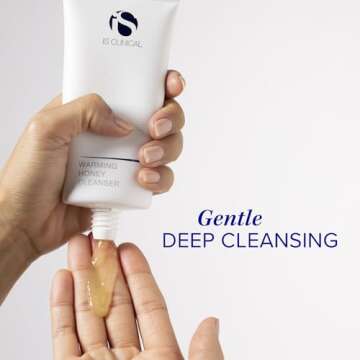 iS CLINICAL Luxurious Warming Honey Face Cleanser, Hydrating Facial Cleanser formulated with pure honey