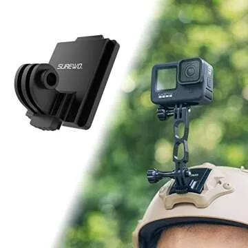 SUREWO Aluminum NVG Mount for GoPro and Action Cameras