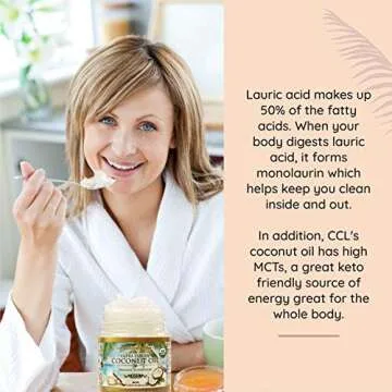 Extra Virgin Coconut Oil for Beauty and Cooking Superfood