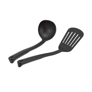 Amazon Basics Hard Anodized Non-Stick 12-Piece Cookware Set, Black - Pots, Pans and Utensils