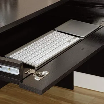 Sauder Palladia L-Desk for Elegant Home Office Setup