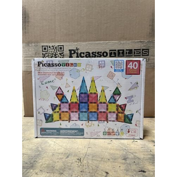 PicassoTiles Mini Magnetic Building Blocks Travel Set