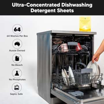 Lucent Globe Dishwasher Detergent Sheets - Eco-Friendly Power