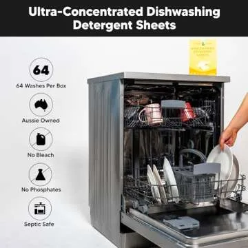 Lucent Globe Dishwasher Detergent Sheets - Eco-Friendly Power