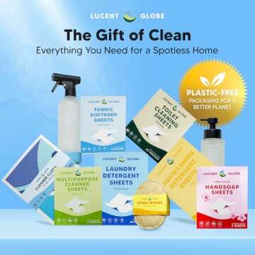 Lucent Globe Dishwasher Detergent Sheets - Eco-Friendly Power