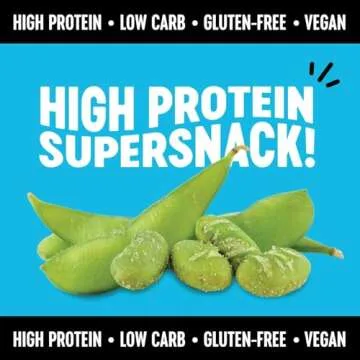 High Protein Edamame Snacks - Vegan & Low Carb Treats
