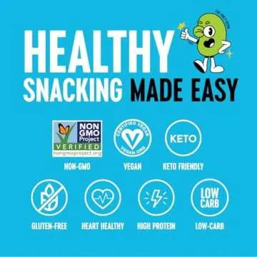 High Protein Edamame Snacks - Vegan & Low Carb Treats