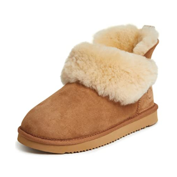 Dearfoams Fireside Genuine Shearling Indoor/Outdoor Boots