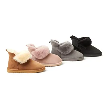 Dearfoams Fireside Genuine Shearling Indoor/Outdoor Boots