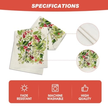 Vibrant Christmas Table Runner for Festive Dining