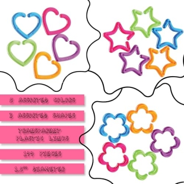 Rainbow Chain Links - 144 pcs Educational Toy for Kids