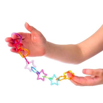 Rainbow Chain Links - 144 pcs Educational Toy for Kids