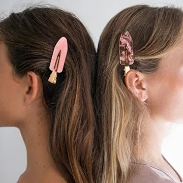 Magicsky No Bend Hair Clips - 10pcs Stylish Hair Accessories