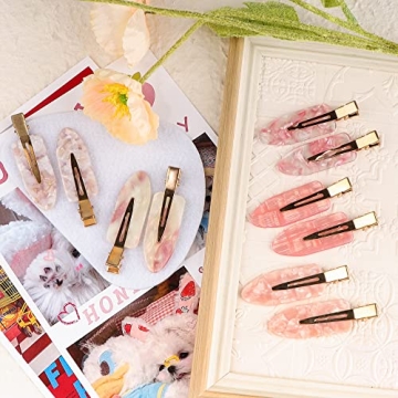 Magicsky No Bend Hair Clips - 10pcs Stylish Hair Accessories