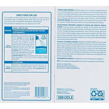 Clorox® Pool&Spa™ Shock Plus, for Crystal Clear Swimming Pool Water, Swim-ready in 15 minutes, Su...