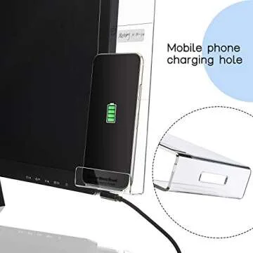 Zonon Multifunctional Monitor Memo Board - 2 Pieces