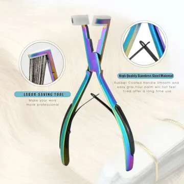 ColorYoung Tape in Pliers Tool Kit for Easy Hair Extensions