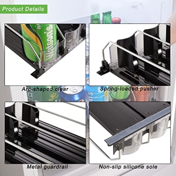 Durable Soda Can Dispenser for Home and Office Organization