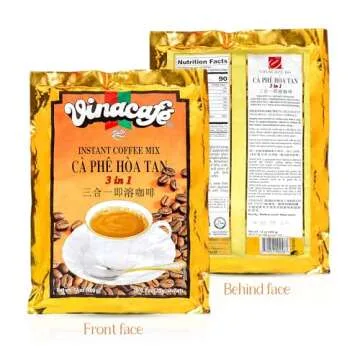 Vinacafe Instant Coffee Mix 3 in 1 (Pack of 2 | 20 Sachets Per Bag)