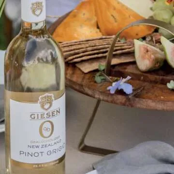 Giesen Non-Alcoholic Premium Pinot Grigio Wine from New Zealand
