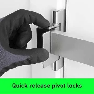 Door Security Bar-by Doorricade-Secure The Entire Width of Your Inward Opening Front Door-Safe Room. Fits Doors 33"-36" Wide.