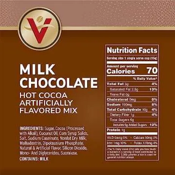Victor Allen Coffee, Milk Chocolate Hot Cocoa Single Serve Cups, 42 Count