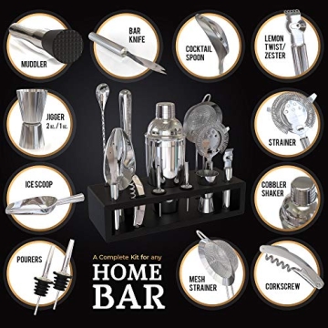 Ultimate 13-Piece Highball & Chaser Cocktail Set