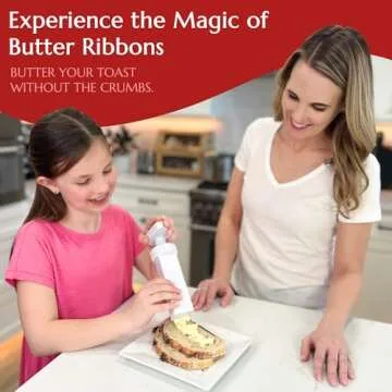 MAX SPACE Butter Mill Butter Dispenser Stick With Tablespoon Gradations- Twist to Spread Thin Butter Ribbons, Keeps Butter & Margarine Fresh Longer - Superior to a Butter Dish -