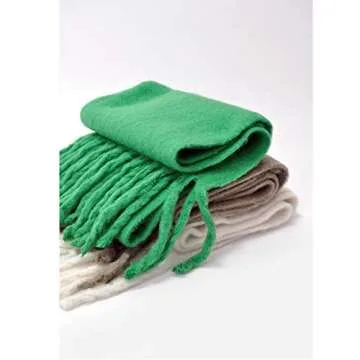 Stylish OUNIYA Large Chunky Scarf for Women