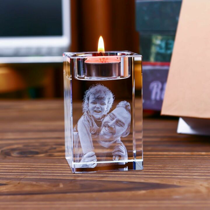 Custom 3D Photo Candle Holder | Unique Personalized Gifts