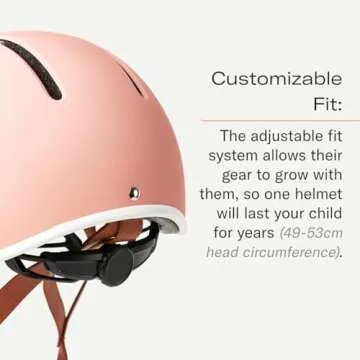 Thousand Kids Helmet with Custom Stickers & Safety Features