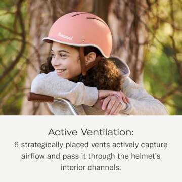 Thousand Kids Helmet – Free Reflective Sticker Pack to Customize, No Pinch Magnetic Buckle, Multi Sport Safety CSPC ASTM CE Certified – Jr Collection (Power Pink)