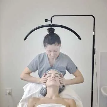 Hi_friend 26 inch Eyelash LED Floor Light, Half Moon Lamp for Eyelash Extension, Arched Lash Light, ...