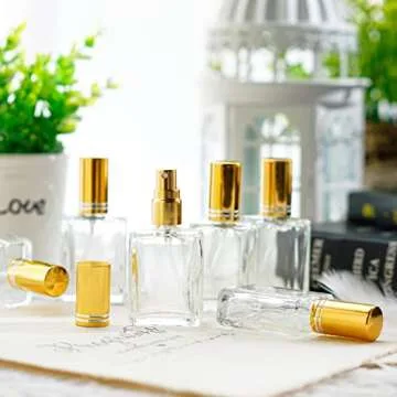 YU FENG 12 Refillable Glass Perfume Spray Bottles