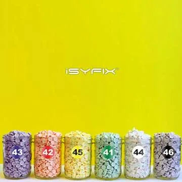 iSYFIX Black Number Stickers for Easy Organization