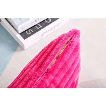 TangDepot Plush Velvet Decorative Pillow Covers - 2 Pack