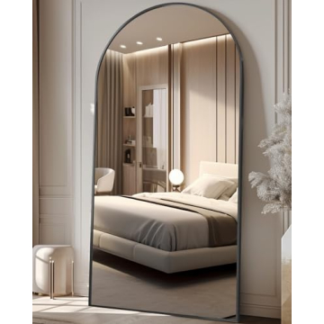 ANTOK Full Length Mirror, 81"x41" Oversized Floor Mirror Freestanding, Full Body Mirror Floor Standi...