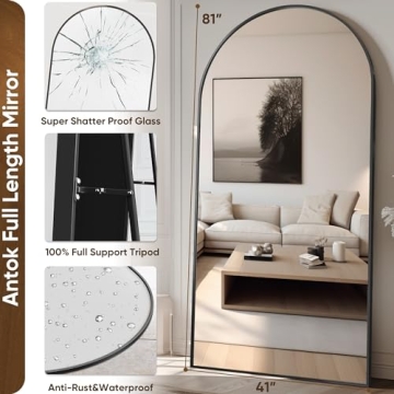 ANTOK 81"x41" Full-Length Oversized Floor Mirror