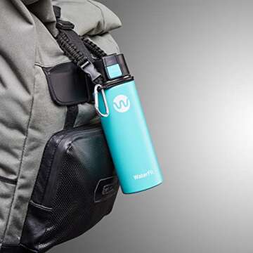 WaterFit Paracord Handle Carrier Strap for Water Bottles