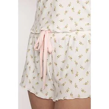 PJ Salvage Summer I Turned Pretty Pajama Set in Cream