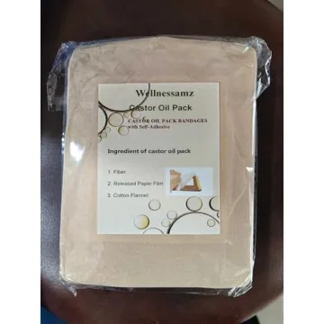 Self-Adhesive Castor Oil Pack Wrap for Pain Relief Wellnessamz